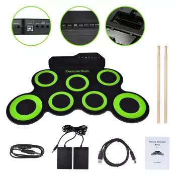 NN Roll Up Drum Pad - Retractable Electronic Drums