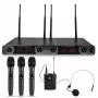 NN WMIC4 Drahtloses Mikrofon-Soundsystem - Dual-Channel UHF Handheld Dynamisches Mikrofon-Set
