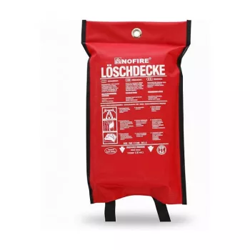 No Fire Feuerlöschdecke NO 160x180 Poly 1C im Polybeutel