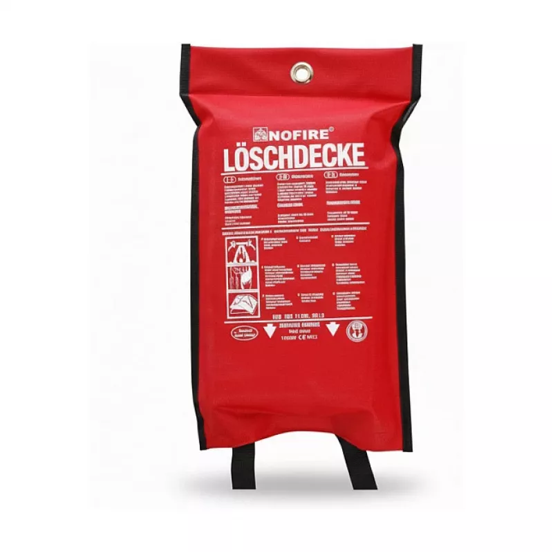 No Fire Feuerlöschdecke NO 160x180 Poly 1C im Polybeutel