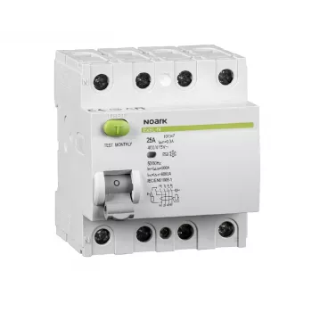 NOARK Ex9L-N RCCB 4-Polig 63A 100mA Typ A 6kA
