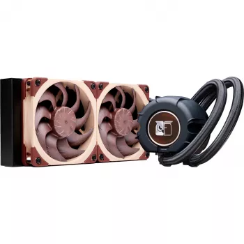 Noctua NL-LC1-24 Low-Profile CPU Air Cooler für AMD AM4 (Ryzen) - Schwarz/Braun