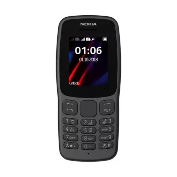 Nokia 106 TA-1114 Dual SIM 4MB Schwarz OEM
