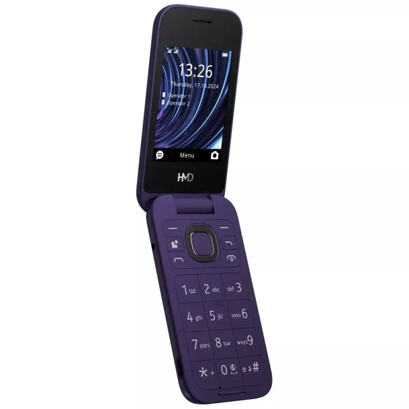 Nokia 2660 Flip TA-1711 DS Lila 4G Feature Phone
