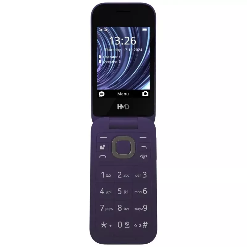 Nokia 2660 Flip TA-1711 DS Lila 4G Feature Phone