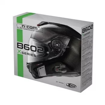 Nolan N-Com B602 X Motorrad-Bluetooth-Intercom-System - Einzel-Kit, Schwarz
