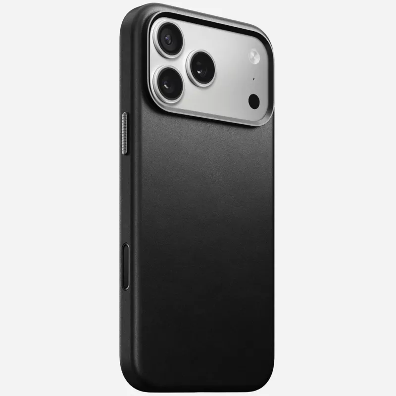 NOMAD Traditional Leather Case für iPhone 17 Pro Max mit MagSafe (Schwarz)