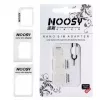 Noosy NS-SIM-WH SIM-Karten-Adapter-Kit Weiß (Nano/Micro zu Micro/Standard, 3 Adapter + Auswurfstift)