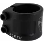 North Axe Doppelklemmung - 6061-T6 Aluminium, kompatibel mit 31,8 mm/34,9 mm, eloxierte Oberfläche