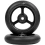 North Index Pro Scooter Wheels 2er-Pack – 110mm 88A High-Rebound Urethan, ABEC 9 Lager (Schwarz/Schwarz)