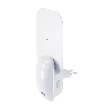 Noveen Insektenvernichter-Lampe 2in1 Bug Zapper + Nachtlicht Verstellbarer Stecker bis 30 m²
