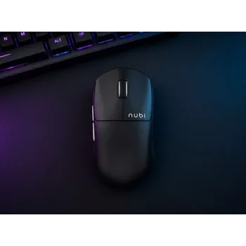 Nubi Maus NM1 Kabellos Schwarz