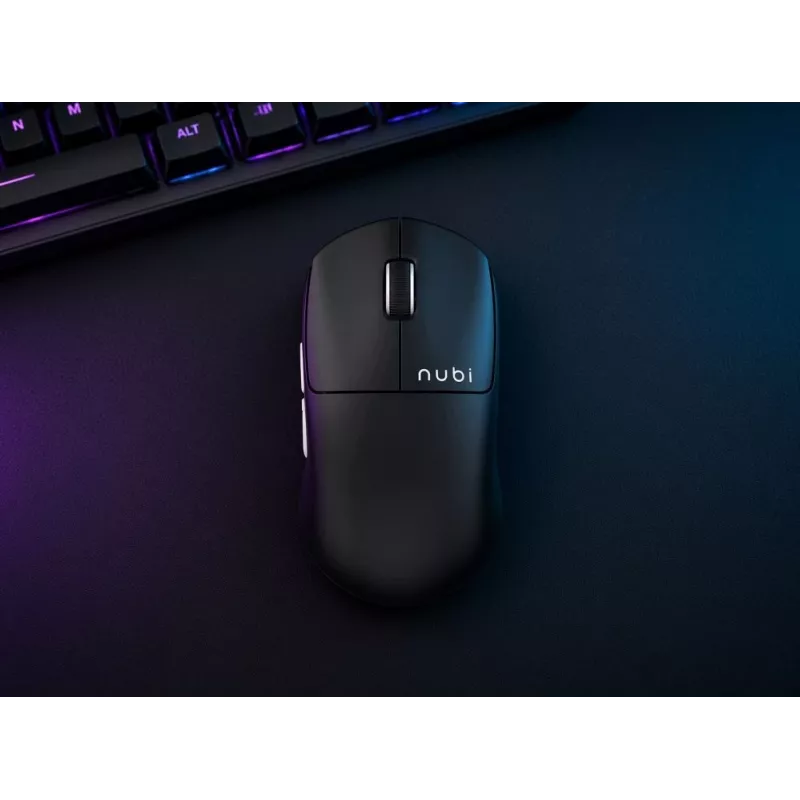 Nubi Maus NM1 Kabellos Schwarz