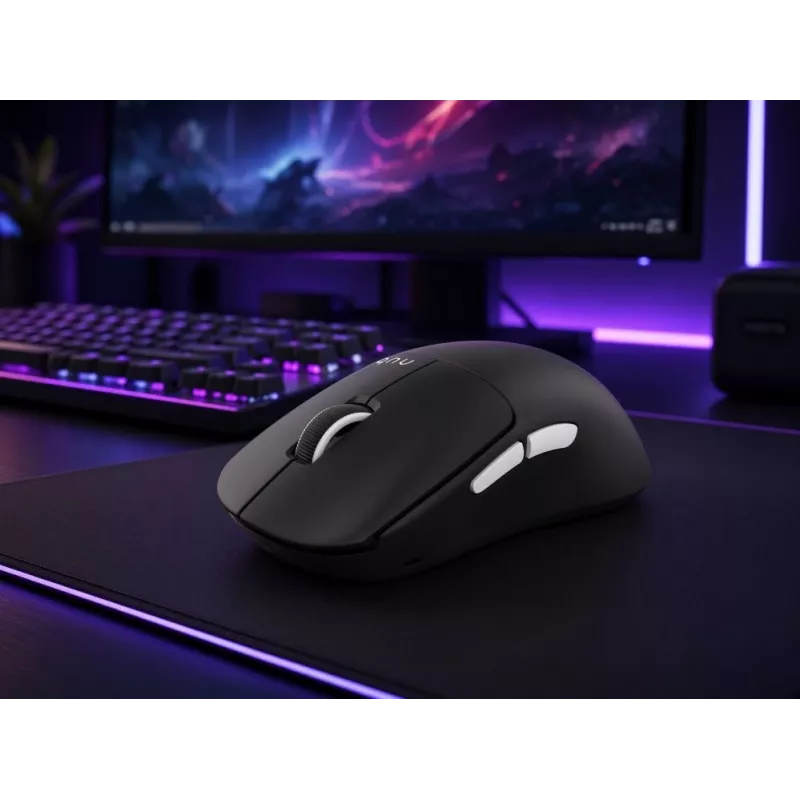 Nubi Maus NM1 Kabellos Schwarz