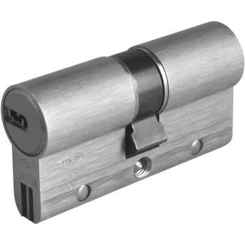 NUKI Cisa Astral S 35/40 Euro-Profil-Doppelzylinder – Anti-Snap, Anti-Bump, Anti-Drill, Anti-Pick, 3 reversible Wendeschlüssel mit Bohrungen, vernickelt, 75 mm Gesamtlänge