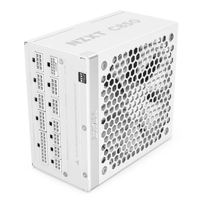 NZXT C850 Gold ATX 3.1 Vollmodulares Netzteil - 850W, 80 PLUS Gold, Weiß