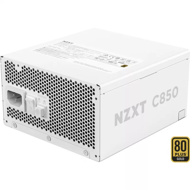 NZXT C850 Gold ATX 3.1 Vollmodulares Netzteil - 850W, 80 PLUS Gold, Weiß