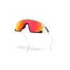Oakley Bxtr Sonnenbrille Shield Wrap-Around Matt Schwarz Prizm Schwarz