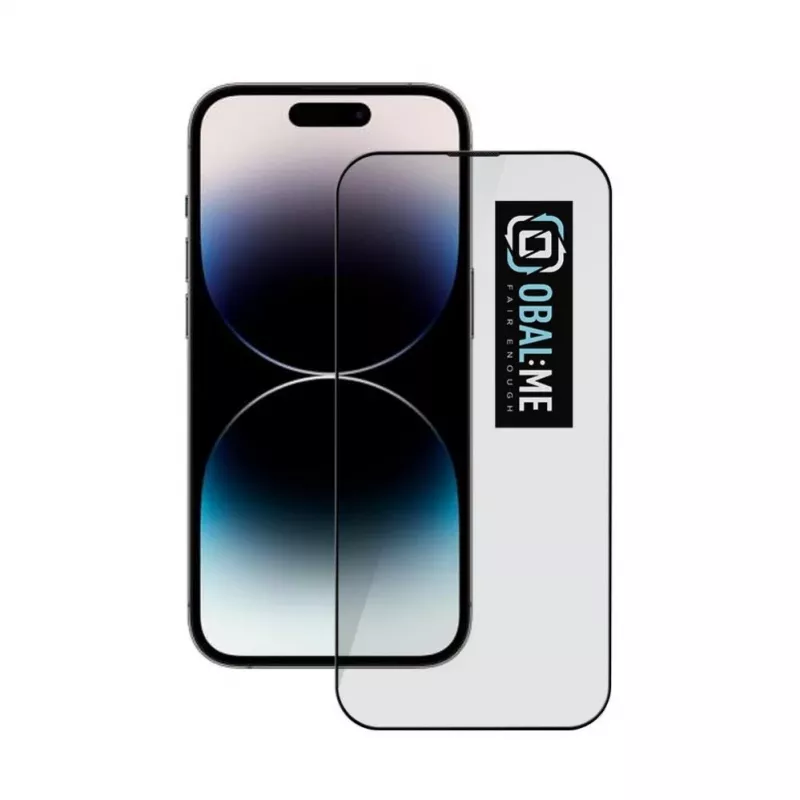 OBAL:ME 5D Glass Screen Protector für Apple iPhone 14 Pro Schwarz