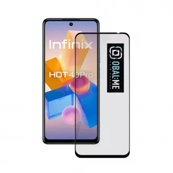 OBAL:ME 5D Glass Screen Protector für Infinix Hot 40 Pro Schwarz