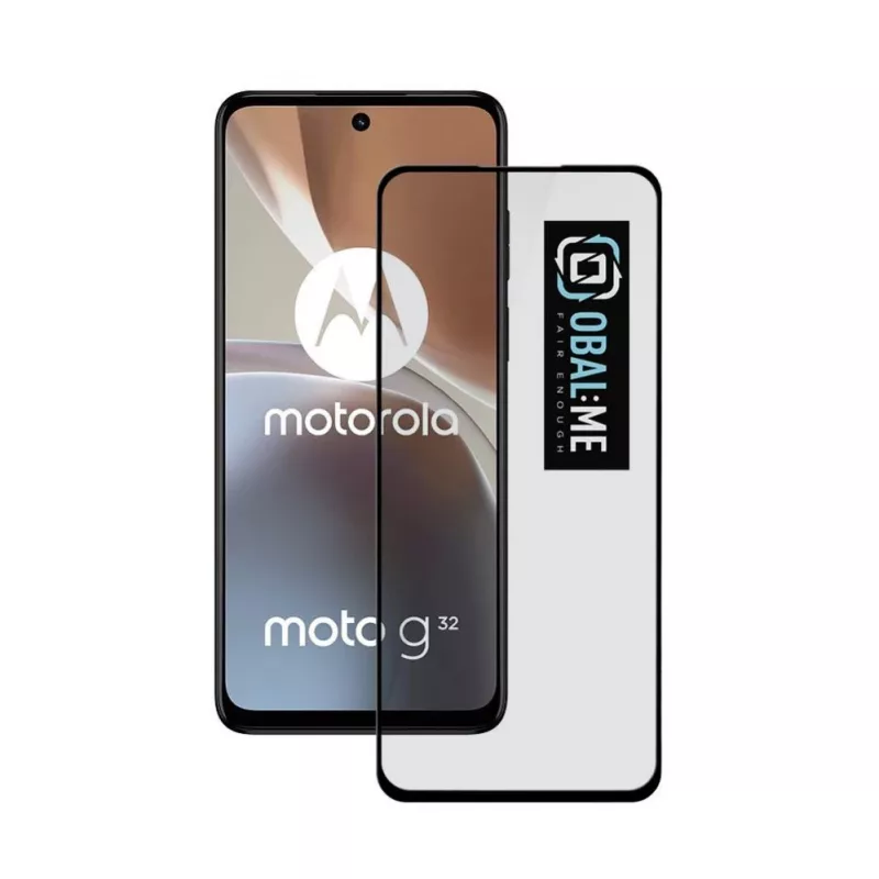 OBAL:ME 5D Glass Screen Protector für Motorola G32 Schwarz