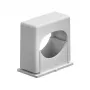 OBO BETTERMANN 3052 LGR Druck-ISO-Schelle 24-34mm Polystyrol Hellgrau RAL7035