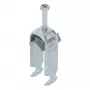 OBO Bettermann BS-H2-K-22 FT Zweiteilige U-Bügelschelle, 16-22 mm, feuerverzinkter Stahl (Serie 2056)