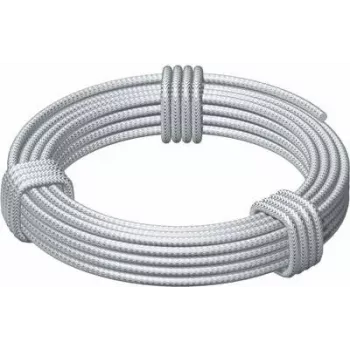 OBO BETTERMANN verzinktes Stahlseil 5mm x 10m, 6x7 Konstruktion, DIN 3055, 14,7 kN Bruchlast (5303222)