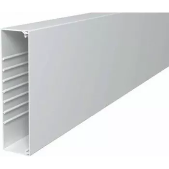 OBO BETTERMANN WDK60230RW Wand- und Deckenkanal 60x230x2000mm PVC Reinweiß mit Bodenlochung