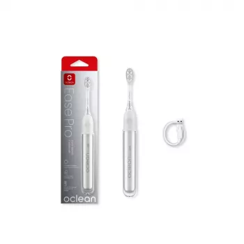 Oclean Ease Pro Silver Elektrische Zahnbürste mit Schalltechnologie, 5 Putzmodi, USB-C-Ladung, IPX7 wasserdicht, 180 Tage Akkulaufzeit