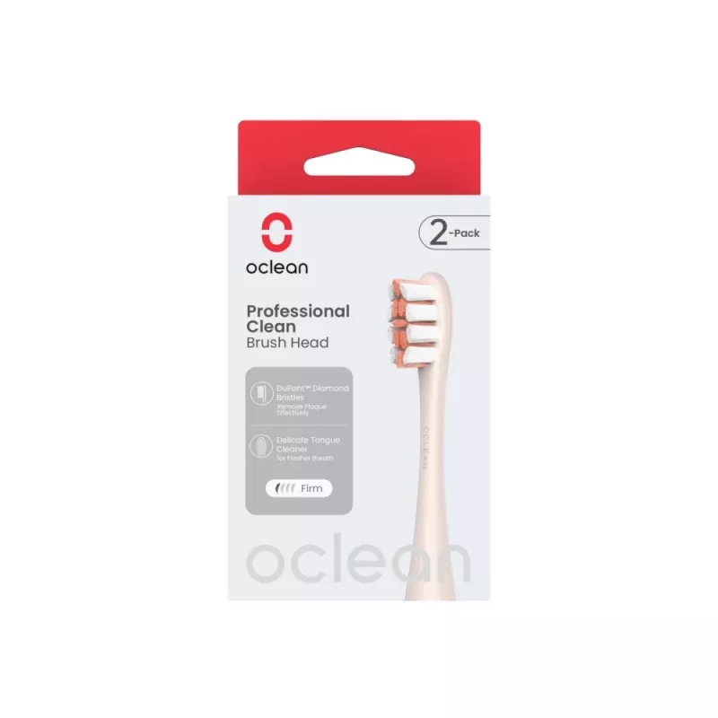 Oclean Professional Clean Bürstenkopf P1C8 Gold 2 Stück
