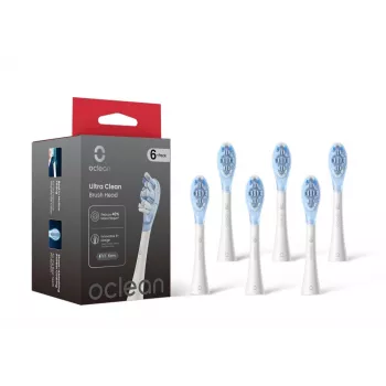 Oclean Ultra Clean UC03 Ersatzköpfe (6er-Pack) – Weiß