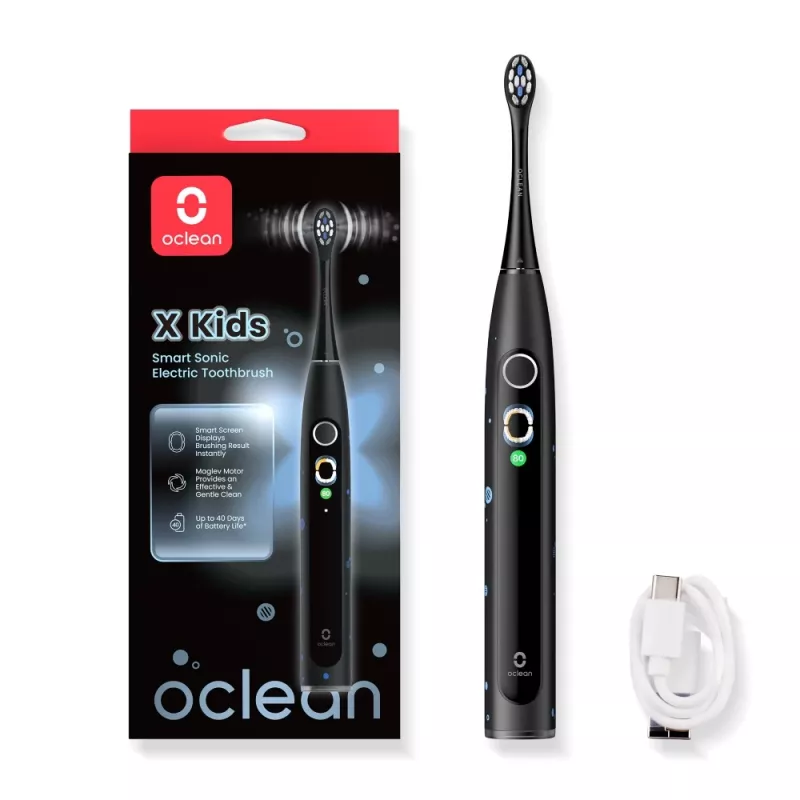 OCLEAN X Kids Elektrische Zahnbürste Schwarz
