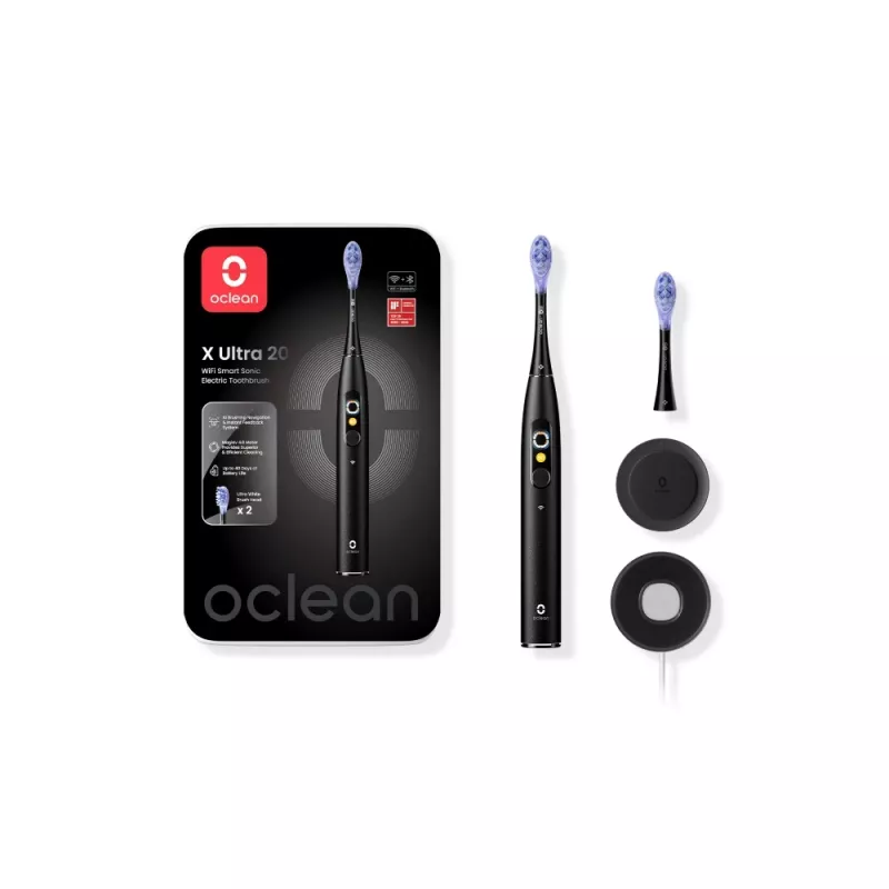 OCLEAN X Ultra 20 Black Elektrische Zahnbürste