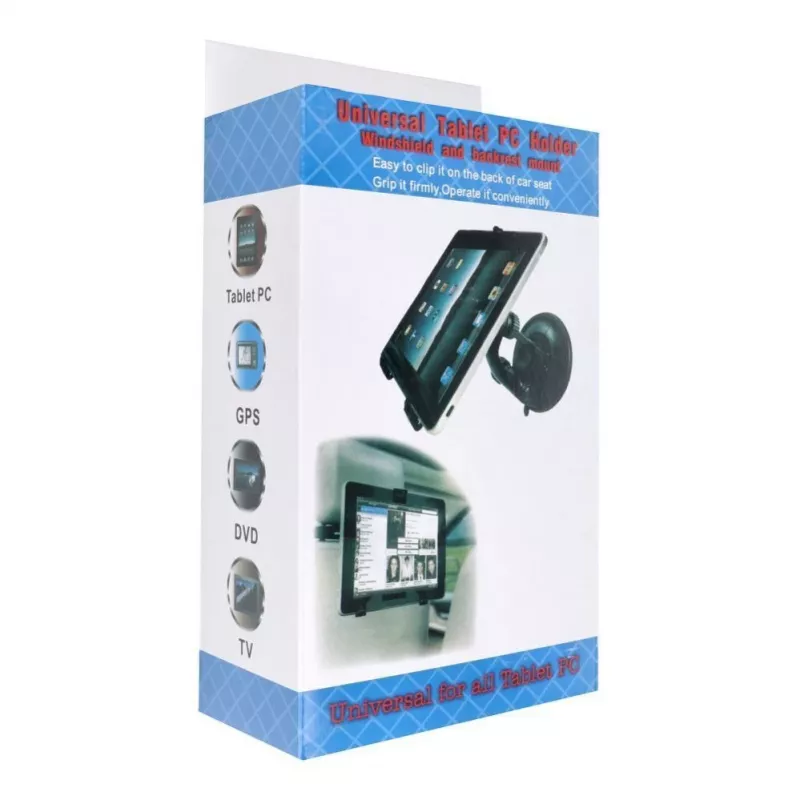 OEM Auto-Halterung für Windschutzscheibe / Armaturenbrett / Kopfstütze (Tablets 7-10 inch) Schwarz