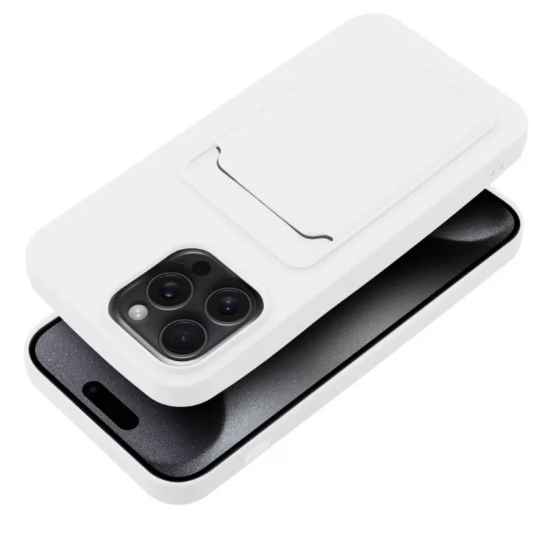 OEM Case für iPhone 15 Pro Max Kartenhülle Weiß