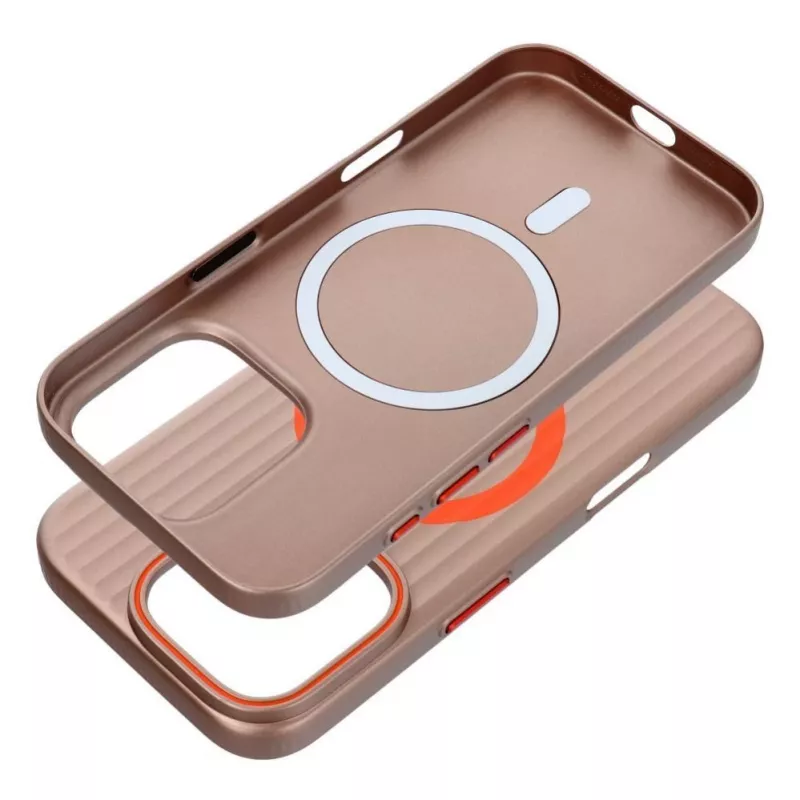 OEM Case für iPhone 15 Pro Max Simply Kompatibel mit MagSafe Titanium Desert