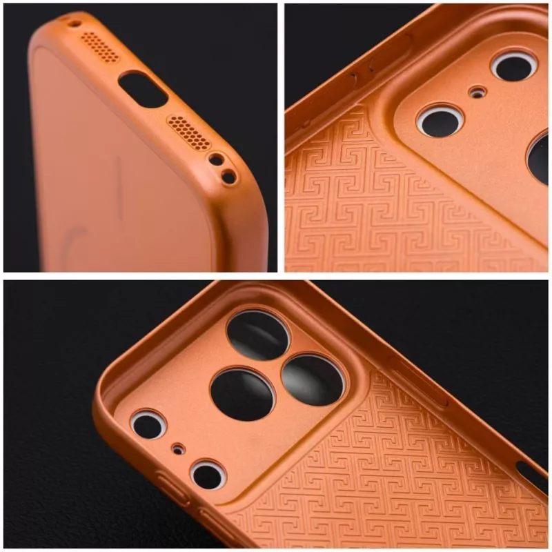 OEM Case für iPhone 17 AIR Make 17 kompatibel mit MagSafe Orange