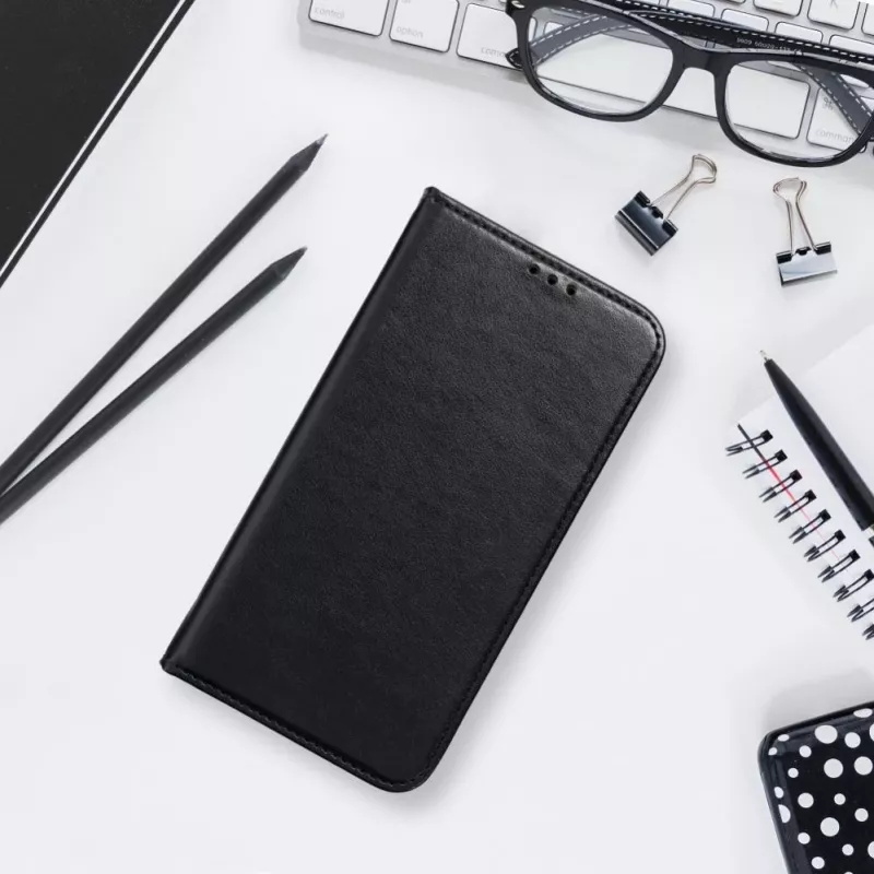 OEM Flip Case für Motorola Edge 60 Fusion Smart Magneto Schwarz