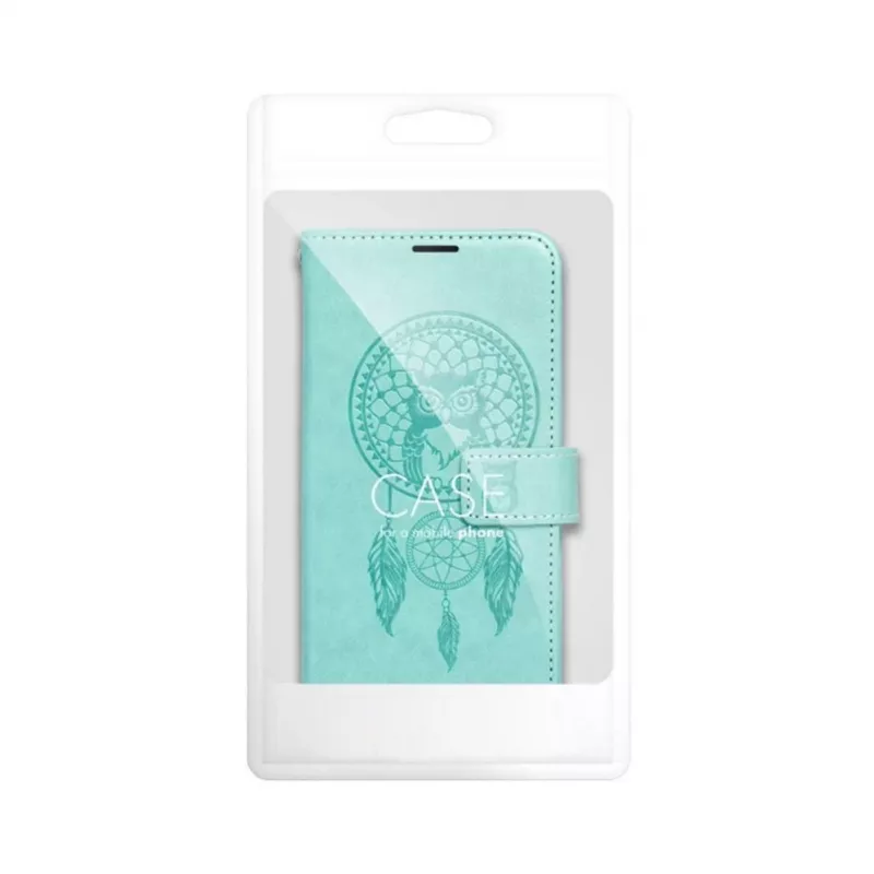 OEM Flip Case für Samsung Galaxy S25 Mezzo Book Dreamcatcher Grün