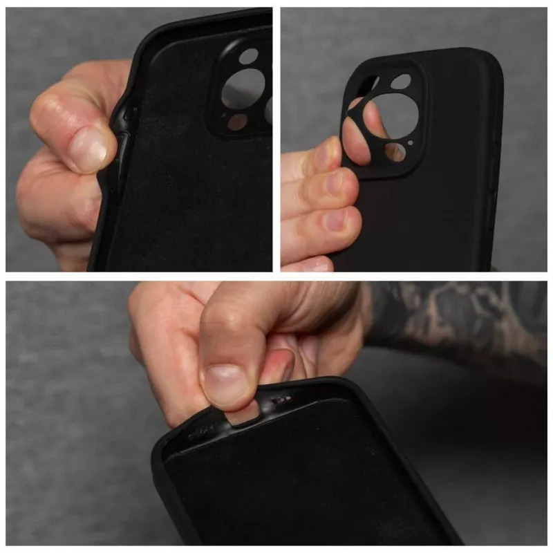 OEM Silikonhülle für Apple iPhone 16 Pro Max 2mm Schwarz