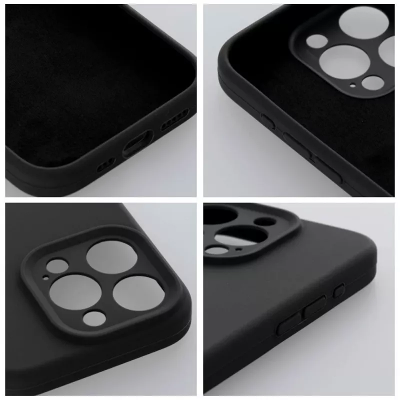 OEM Silikonhülle für Apple iPhone 16 Pro Max 2mm Schwarz