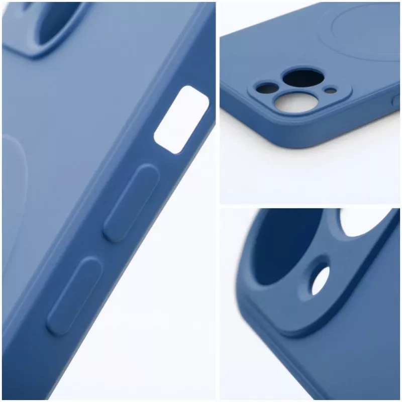 OEM Silikon MagSafe Hülle für Apple iPhone 16 mit Kameraschutz - Blau