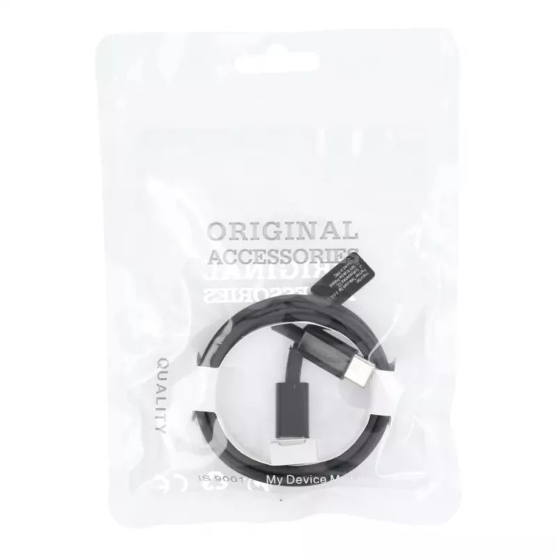 OEM USB-C auf USB-C PD 40W Kabel 1m Schwarz