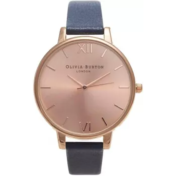Olivia Burton Damenuhr Big Dial OB13BD13B 38mm Roségold und Grau