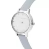 Olivia Burton Damenuhr Celestial OB16SG07 - 30mm Gehäuse aus roségoldfarbenem Edelstahl, graues Lederarmband