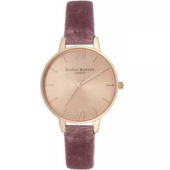 OLIVIA BURTON Damen Daisy Chain Quarzuhr OB16DE03 34mm Roségold Edelstahl Mesh