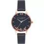 Olivia Burton Damenuhr OB16CH06 Quarz-Chronograph 30 mm graues Leder