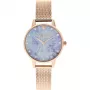 Olivia Burton Damenuhr OB16US44 Analog Quarz 30 mm Silber Edelstahl