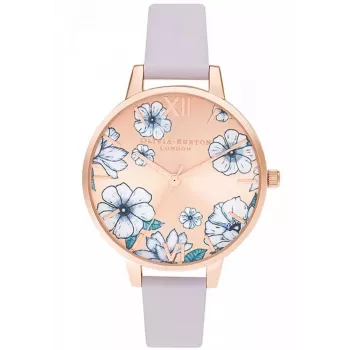 OLIVIA BURTON Damenuhr OB16AN03 (34 mm) Roségoldfarbenes Edelstahl-Mesh